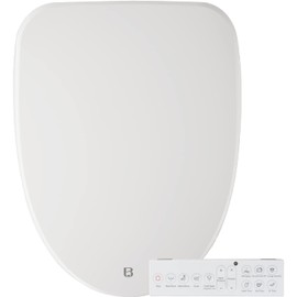 KUZOR PP Bidet Toilet Seat, Elongated Smart Toilet Seat with Air Dryer, Bidet Attachment for Toilet Warm Water with Soft Close, Electric Heated Bidet Seat with Self Cleaning Nozzel - White (X3)