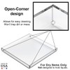 Clear Acrylic Organizer Tray, 10 x 10 Low-Profile Display &