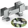 Fixirons Chain Link Fence Double Gate Latch for 1-5/8" or
