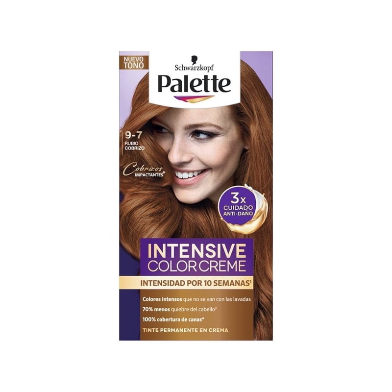 Tinte para cabello Palette Intensive Color Creme Kit Rubio Cobrizo