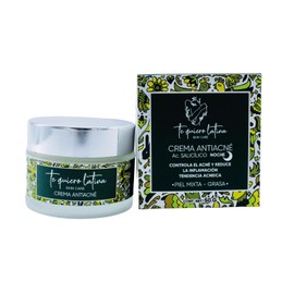 Crema Antiacné Piel Grasa | Skin care | Acido salicilico | Control de acne | Espinillas | Poros obstruidos | Para pieles grasas, seborreicas con acné activo o no | 50 gr