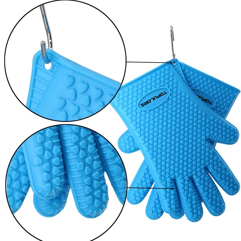 BBQ Grilling Gloves Oven Mitts Gloves for Cooking Baking Barbecue