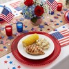 CHENGU 6 Pcs 4th of July Charger Plates Patriotic Charger