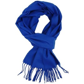 Rotfuchs Men's Scarf, Women's Scarf, Winter Scarf, Unisex, Plain, Soft and Cuddly, royal blue