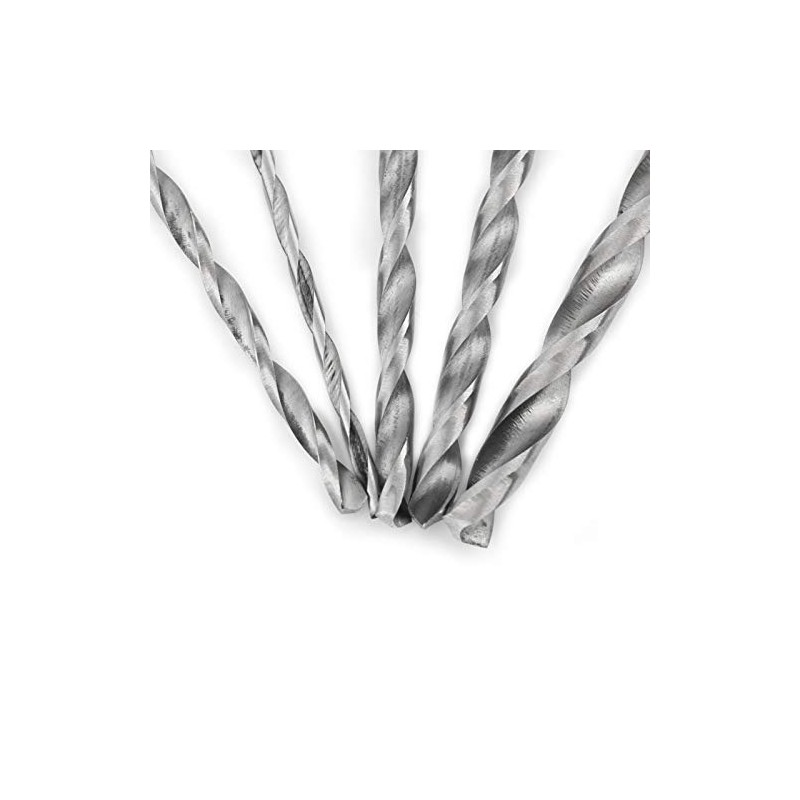 Ausla 5 pieces long HSS twist drill bits, core hole