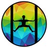 Ninja Warrior Inspired Obstacles Stickers Featuring Salmon Ladder, Jumping Spider