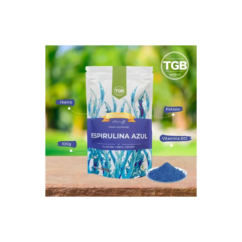Espirulina Azul En Polvo 100 Gr.