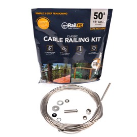 RailFX RFX-10250, Cable Rail Classic 102, 50 ft Kit, High-Performance and Durable