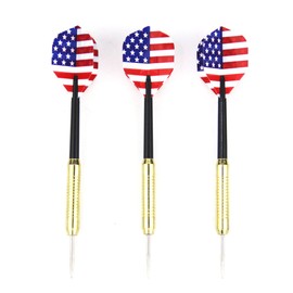 Hinsper 18g American Flag Darts Steel Tip Darts Set of 3pcs