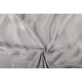 Faux Fur Pony Skin Velboa Fabric Material - Silver, 1MTR 150cmx100cm