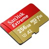 SanDisk 256GB Extreme microSD UHS I Card for 4K Video