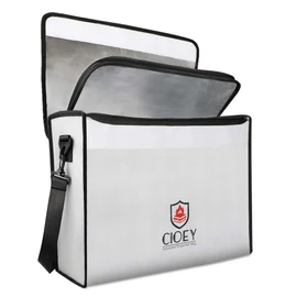 Fireproof Document Bag - Fireproof Box [Thermal Insulated] Fireproof Safety Boxes for Home Large Fireproof Bag Lockable Zipper Fireproof Safe Box Home Safes Fireproof Waterproof Fireproof Money Bag