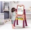 Juivin Art Easel for Kids with Magnetic Drawing Board, Double