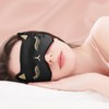 Eye Mask, Cat Pattern, For Sleeping, Silk, Breathable, No Pressure,
