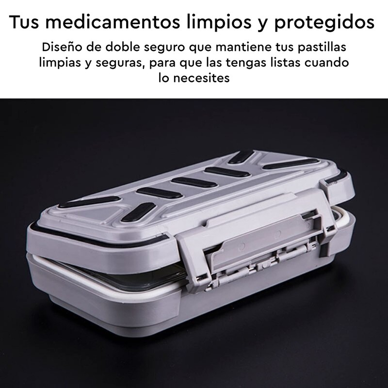Caja Organizadora de Medicamentos A prueba de Agua y Uso