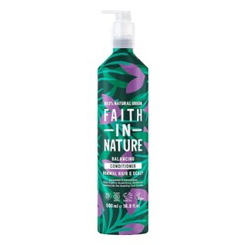 Faith In Nature 500ml Metal Bottle Lavender & Geranium Conditioner, Balancing for Normal Hair & Scalp, Vegan & Cruelty Free, No SLS, Silicones or Parabens