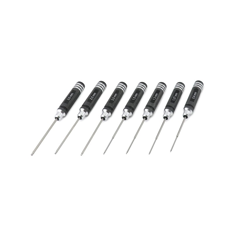 QWORK® 7pcs Hex Screw Driver Set, RC Tools Kit, for