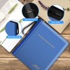 eTone Film Negative Storage Box, PU Leather 3-Ring Binder Album,