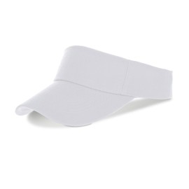 Visor Cap, Sun Visor Hat, Sun Cap, Sporty Sun Hat, Visor Cap Women's Sports, Unisex, Suitable for Children, Teenagers, Ball Games, Running and Other Outdoor Activities, White