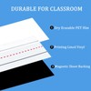 Dry Erasable Magnets Sentence Strips,Lined Erase Magnetic Tape 12x3 inches,10
