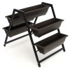 3-Tier Vertical Raised Garden Bed with 5 Plant Boxes Flower