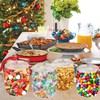 4 Piece Candy Jars with Lids, 90oz Plastic Candy Jars