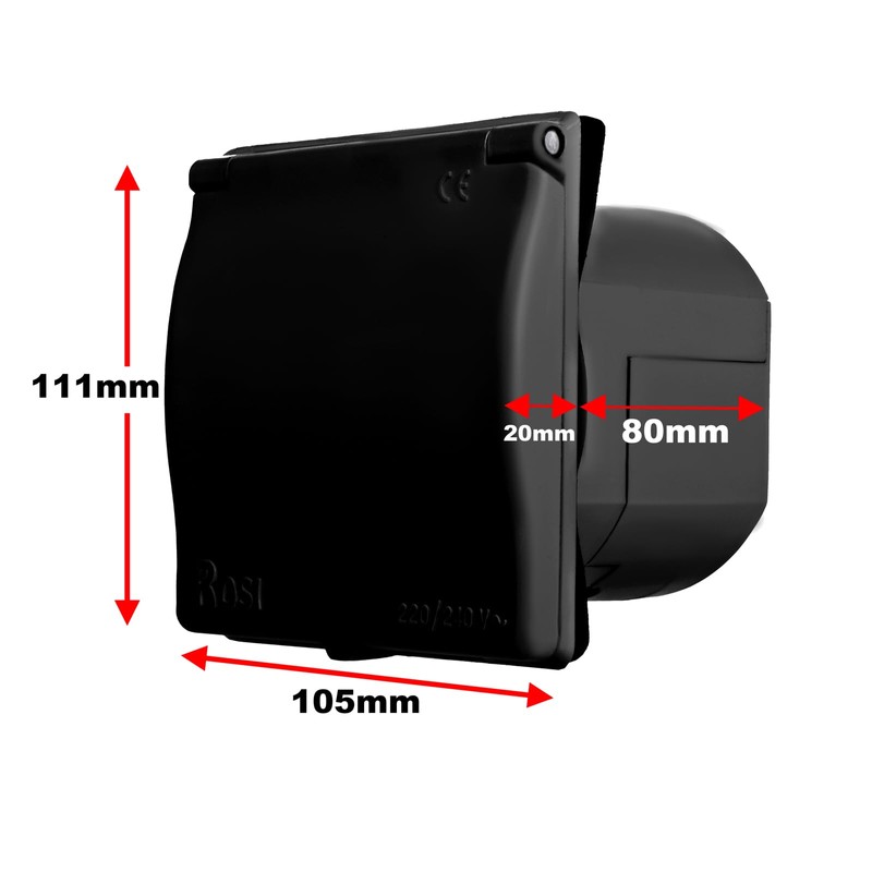 BITS4REASONS NEW MODEL MAYPOLE ROSI MP5985B 240V 16A MAINS FLUSH