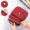 APLUFINE - Funda de libro de tweed con cierre, elegante