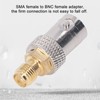 10Pcs RF Coaxial Cable Adapter SMA Female to BNC Female