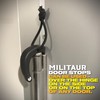 Militaur First Responder Door Stop Black (3 Pack) – Molle