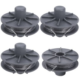 Eyoloty Grass trimmer thread spool 5307-20 suitable for Gardena Art 9805, 9806, 9807,9808, 9809, 9827, 8846, 8847, 8848, 9870, 9872, 9874 replacement thread spool, 6.1 m length diameter 1.6 mm (4pcs)