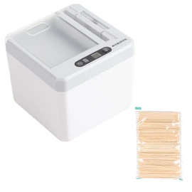Smart Toothpick Dispenser Auto Infrared Induction Toothpick Box Portable Toothpick Storage Holder for Home Office Kitchen
