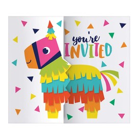 Creative Converting 340142 Fiesta Fun Theme Invitation Foldover