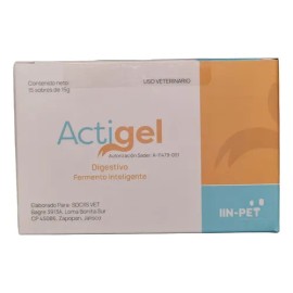 Actigel Digestivo Probioticos Colageno P Perro 15 Sobres                                                                                              