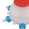 Lamb Milk Feeder Bottle, 6 Pacifier Round PC Plastics Easy