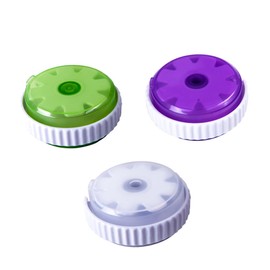 jojofuny 1piece Round Cable Winder Tangle Earphone Organizer for Travel Home Design for Earbuds Cords Random Compact Portable to Keep Cables Neat