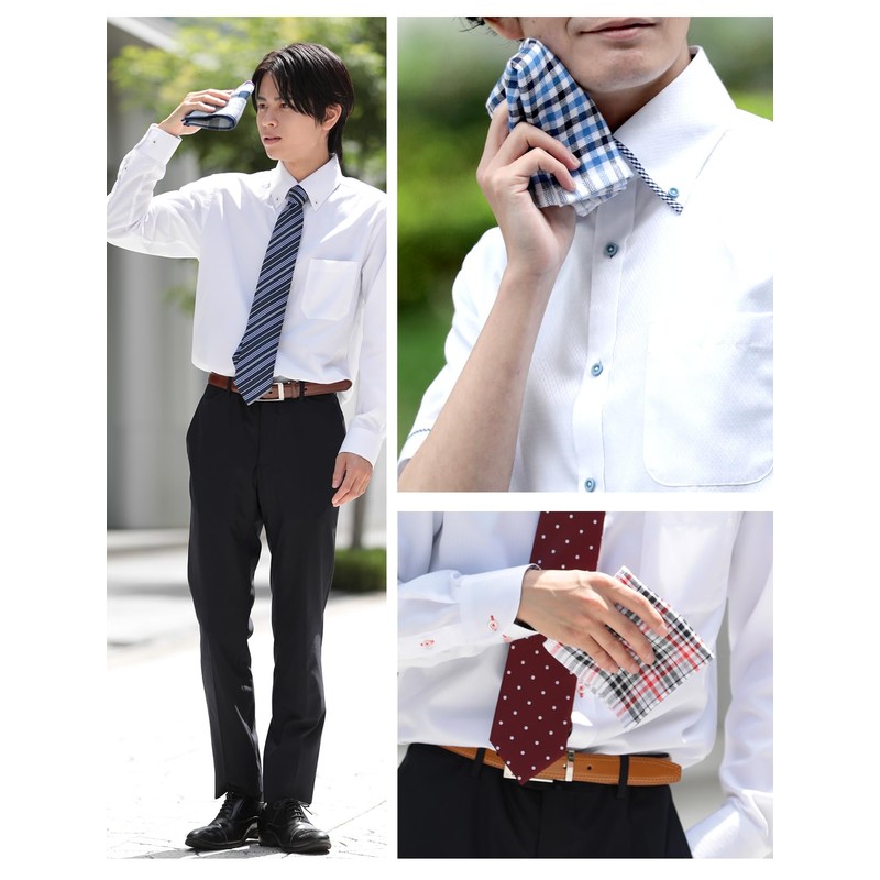Businessman Support Handkerchiefs, Gauze Weave, French Twill Weave, Pile Weave,