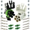 APTIV Packard Set (5 Circuits) Weatherpack, Waterproof, Terminal Kit 14, 16 AWG, 5-Pin, (1 Completed Set)