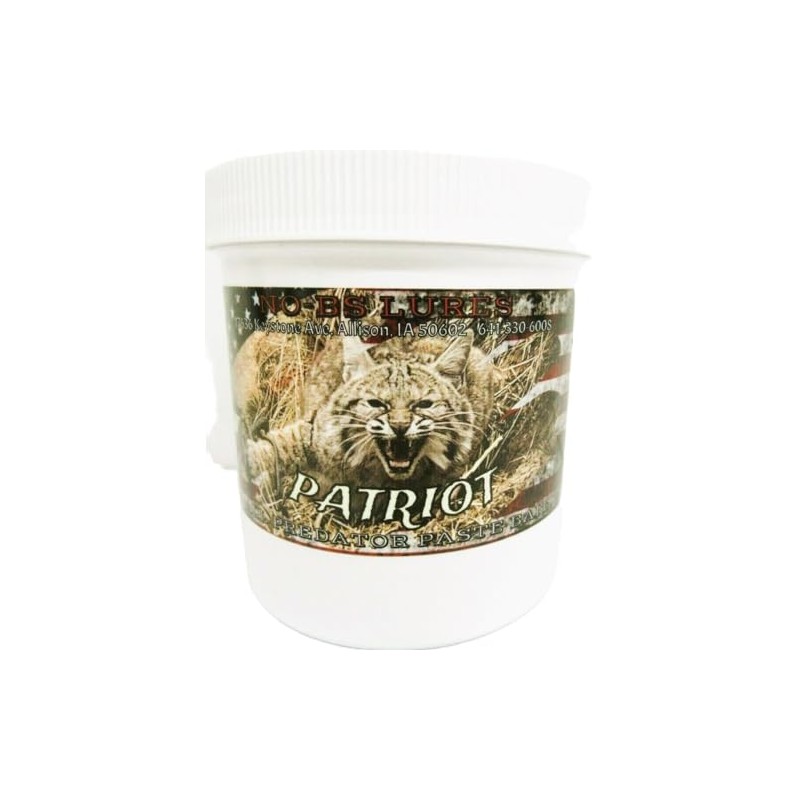 Patriot All Predator Paste Bait No-BS Lures 16 oz