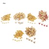 Pack of 50 Rhinestone Stud Earrings, Crystal Rivets, Rhinestone Diamond