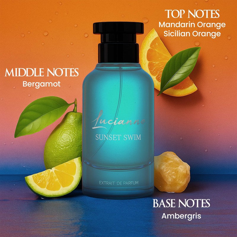 Lucianno Sunset Swim Extrait De Parfum 100mL – Long Lasting