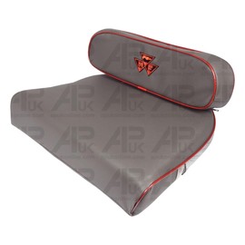 APUK Seat Cushion Grey with MF Logo Replacement for Massey Ferguson 35 35X 65 135 148 165 Tractor