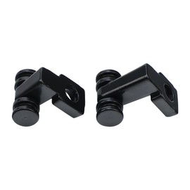 OVSAL 2 PCS Stainless Steel Roller String Retainer for Electric Guitar String Tree String Guide Roller String Trees for Tele Telecaster Start Stratocaster Electric Guitar String Parts EM-Black