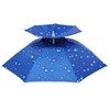 Outdoor Head Umbrella Hat Double Layer Foldable Head Umbrella Waterproof