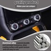 Car Central Control Air Conditioning Volume Knob Ring Cover Trim