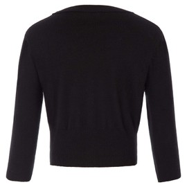 Belle Poque BP609 women's 3/4 sleeve bolero, festive cardigan, bolero jacket, shoulder jacket, cherry design - Vintage l