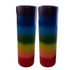 Chakra Candle Unscented 3"x9" Tall Container Candle - 2 Pack