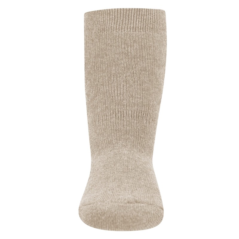 EWERS Unisex Children's Stopper Socks Softstep Plain Socks, Dark beige
