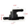 1 pc 2-way Check Valve Universal for Front Windshield Washer