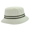 Kangol Men's Stripe Lahinch Fishing Hat, beige